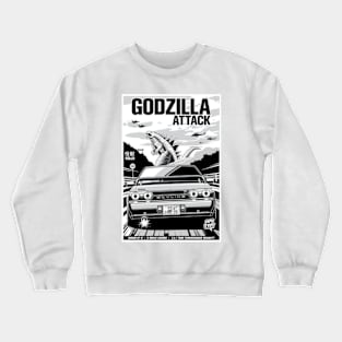 R32 GODZILLA - PAPAYA STREETART Crewneck Sweatshirt